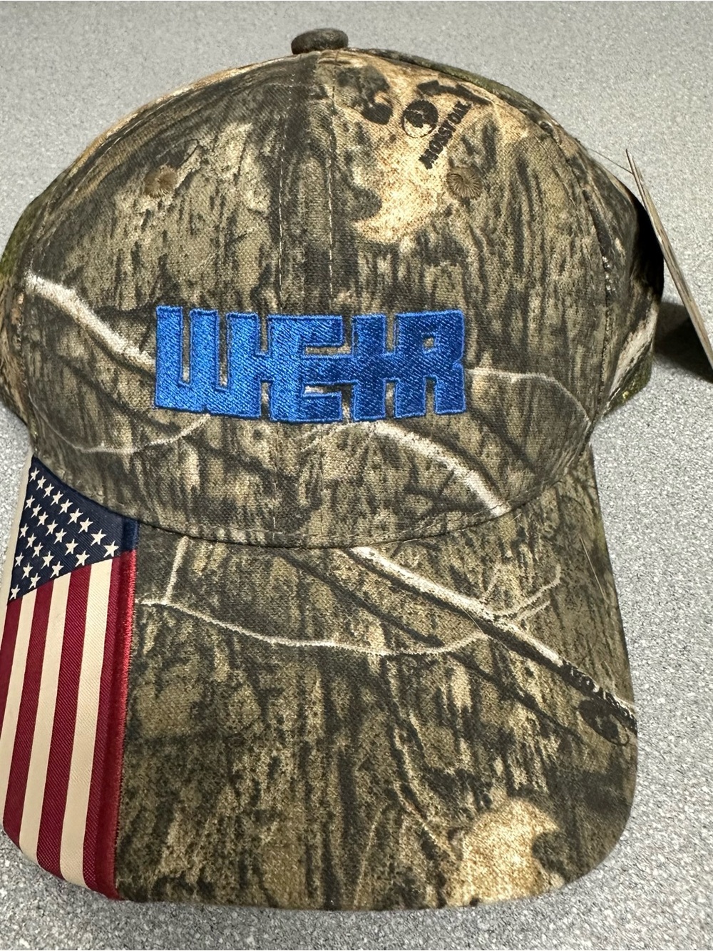 Mossy Oak Camo Outdoor Cap CWF-305 | U.S. Air Force Veteran + WEHR | NWT